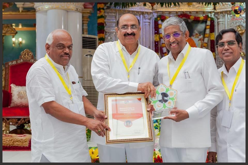 Sathya Sai Dhanvantari Seva Award for outstanding contribution in