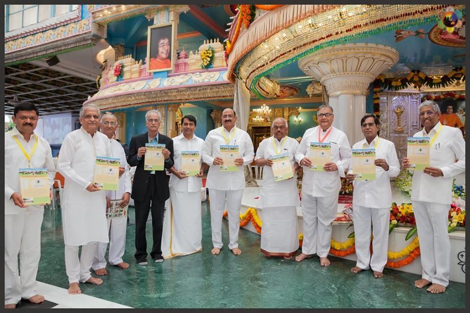 Sri Sathya Sai Arogya Premanjali Quarterly Newsletter release by Hon ble Ministers of Health and Medical Education of Karnataka and Andhra Pradesh Overview and aims of the conference