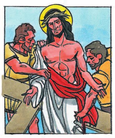 Jesus is Stripped of His Garments THE TENTH STATION Have you ever had one of those moments when you were totally embarrassed in front of your