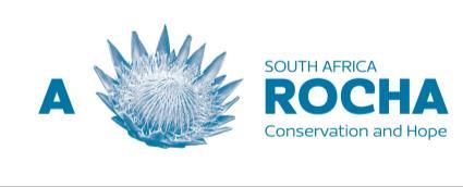 Annual review and Chairman s report to the 10 th Annual General Meeting of A Rocha South Africa, September 2015 Dear members of the Board, Board of Reference, Members of A Rocha and Friends Thank you