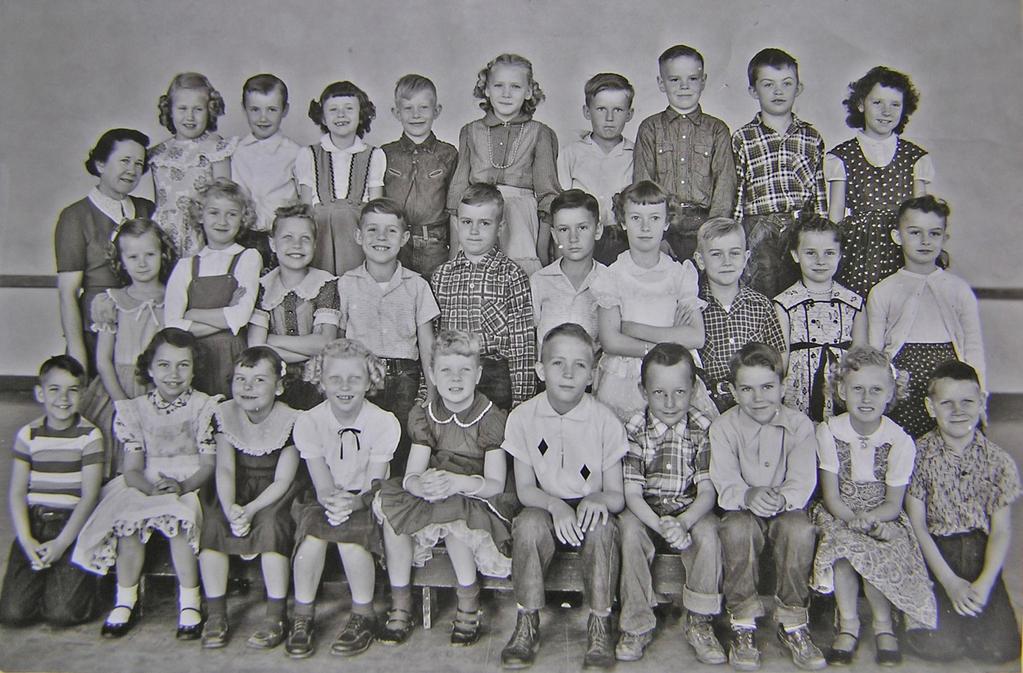 2nd Grade, Rees Elementary 1954-55, Spanish Fork, Utah Front l to r: Nelson Hatch, Connie Knotts, Susan Hales, Linda Whitlock, Doris Ann Hunter, Robert Wilson, Nolan Hill, Martin Fullmer, Sally