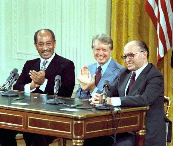 Camp David Accord After the 1973 war, Egypt and Jordan signed peace treaties with Israel, and Syria stopped actively plotting an attack on Israel.