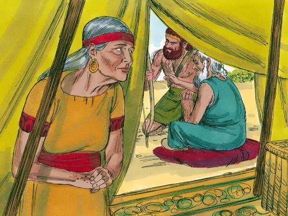 Esau asked his father for a blessing.