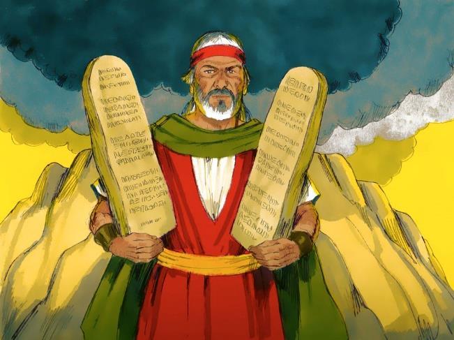 Lesson 23: God gives the children of Israel 10 Commandments Exodus 19; 20v1-17 23-1 Moses was sent to lead the children of Israel out of Egypt & he brought them to a big rocky mountain.