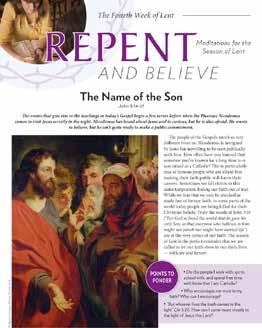 Each of the six weekly inserts, based on the Sunday Gospels, provides an easy-to-read