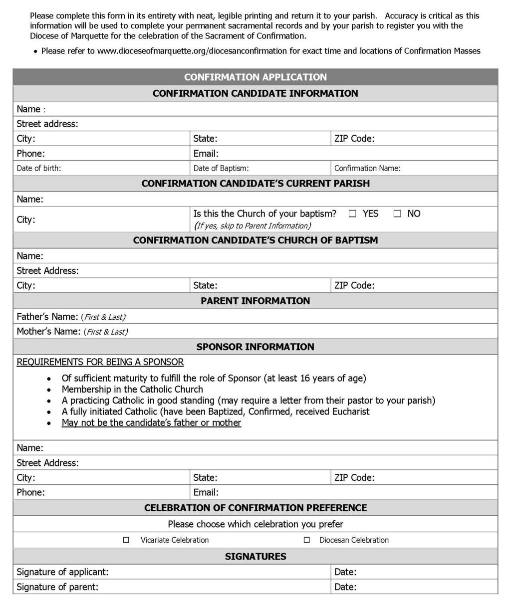 Candidate Application Form
