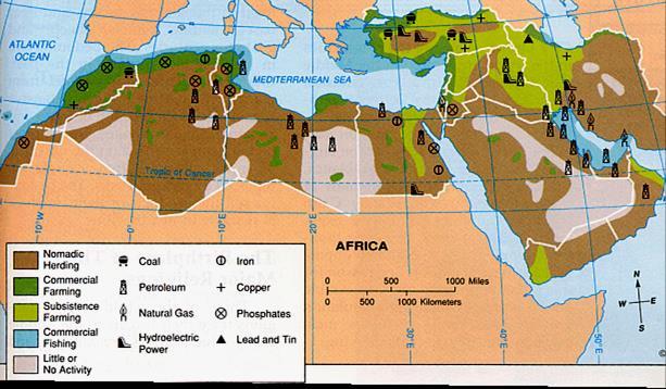 Physical Geog - The Natural Resources of the Middle East What mineral resource is most