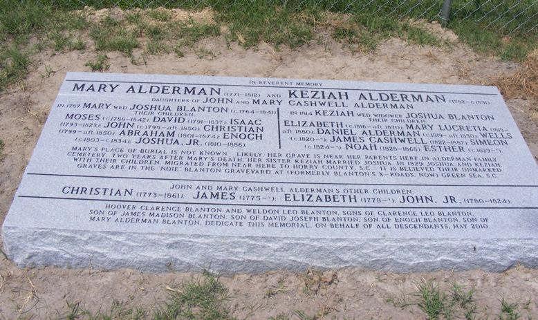 In the late 1960s the National Society of the Daughters of the American Revolution (DAR) had placed a marker on the gravesite of John Alderman to honor his service in the American Revolution.