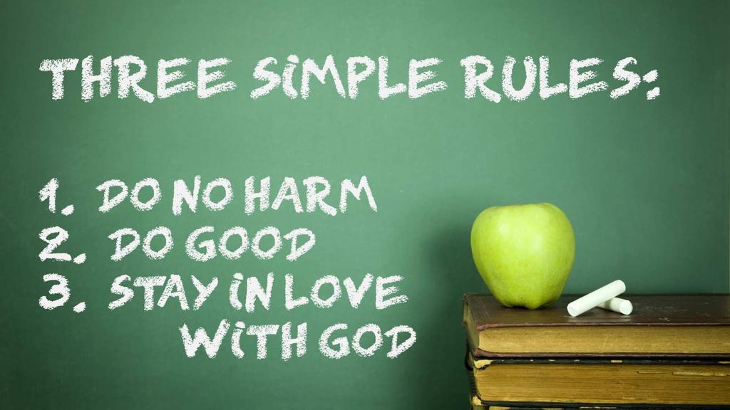 Community Meal/Food cupboard 3 Coffee Fellowship 3 My 4 Prayer requests 5 Meetings & Events 5 Birthdays 6 Worship Assistants 7 Calendar 8 Three Simple Rules Our July sermon series is inspired by