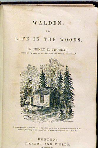 Example: Henry David Thoreau & Walden - A reaction to industrialization Another Definition of Transcendentalism: A 19th-century idealistic, philosophical and social movement stressing that divinity