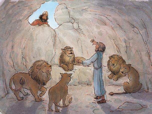 ILLUSTRATIONS BY APRYL STOTT The king put Daniel into a