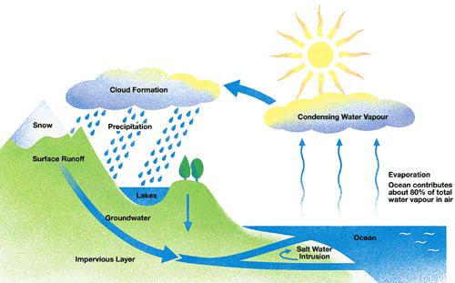 The Bible and Meteorology (The Weather Cycle) The Lord s home reaches up to the heavens, while its foundation is on