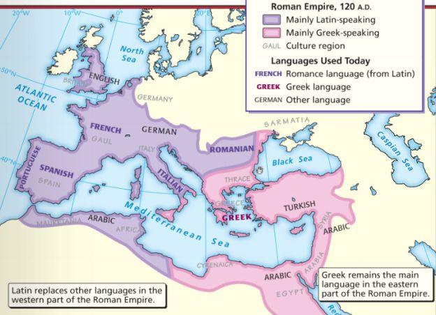 Culture of the Byzantine Empire Though the official language of the Roman Empire was