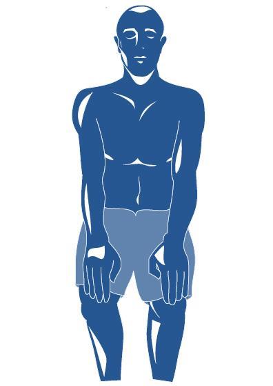 Position 8 Hands are placed over the pelvic area. Angle your hands so that they follow the groin. Weight problems by speeding up release of toxins are addressed.