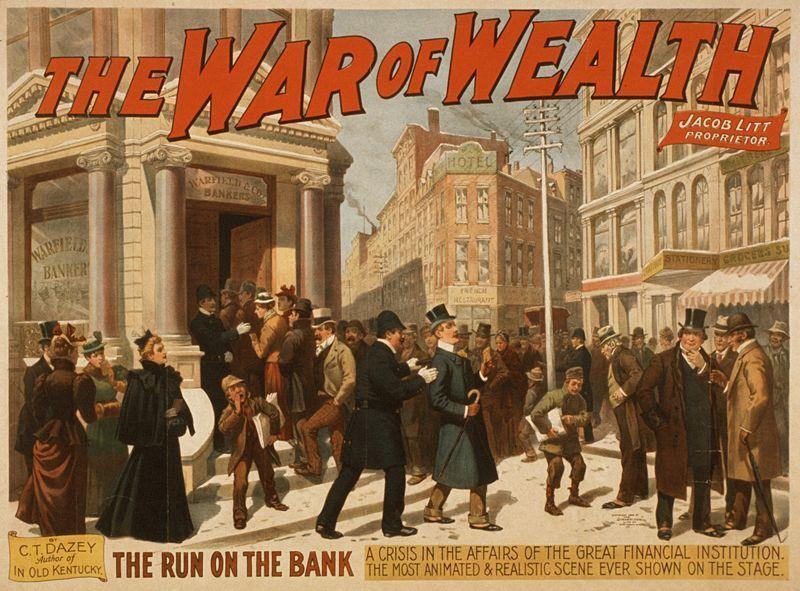 Panic of 1893 It was caused by the bankruptcy of the Philadelphia and Reading Railroads Resulted in a Stock Market