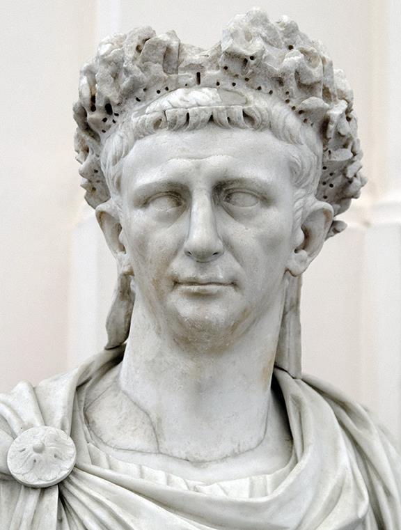 Claudius (Tiberius Claudius Caesar Augustus Germanicus) was the emperor of Rome from 41 to 54 AD.