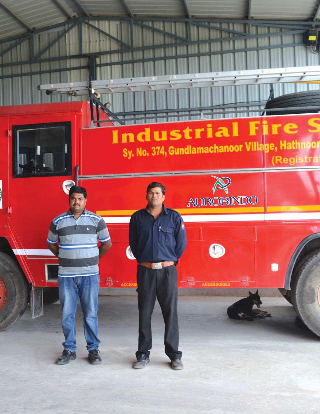 Fire station established by Aurobindopharma in our area has been very helpful in controlling fire