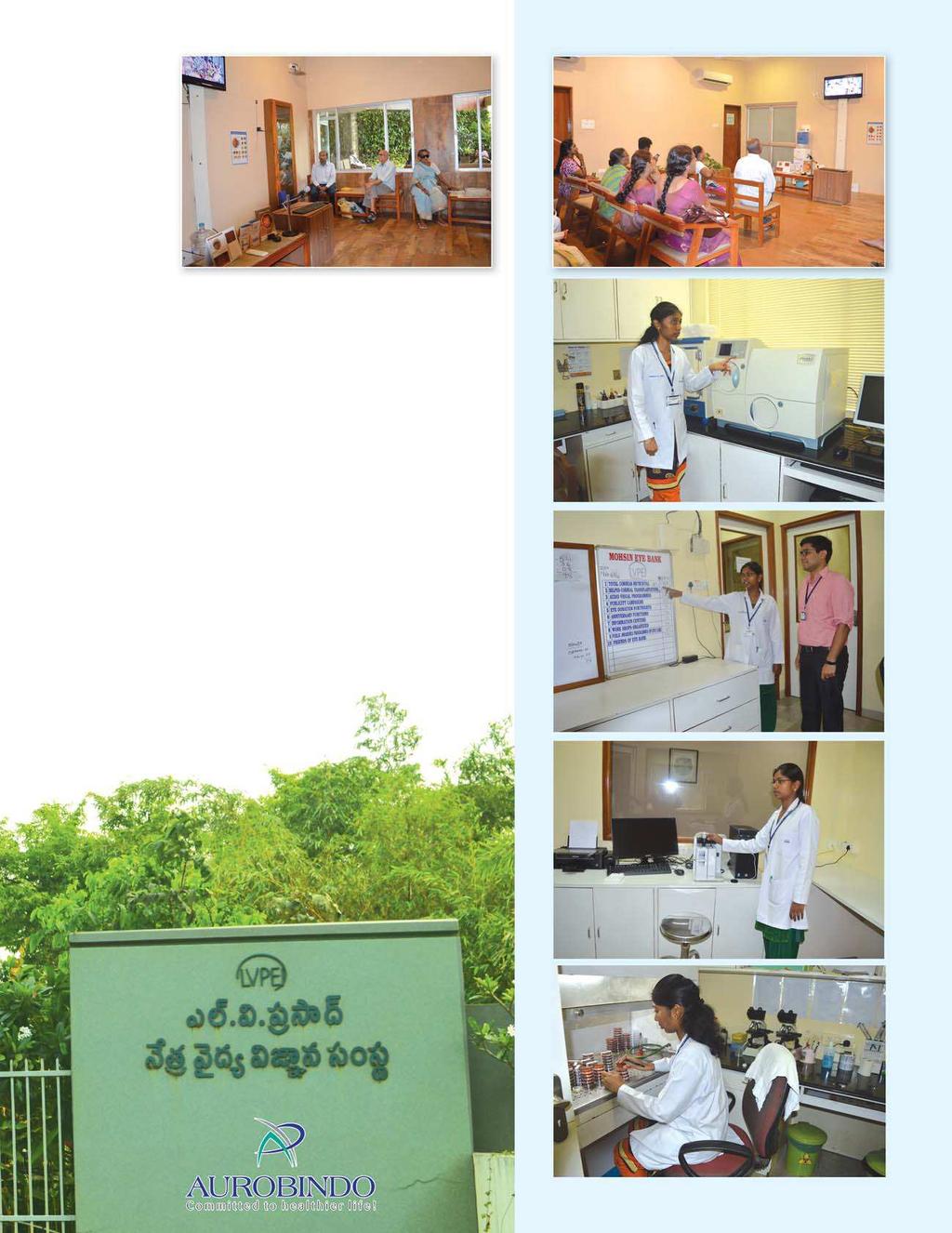 A support for advanced medical treatment Padmaja and Vijayalakshmi from Srikakulum said, This LV Prasad eye institute provides all latest facilities for eye surgery. Patients have good waiting rooms.