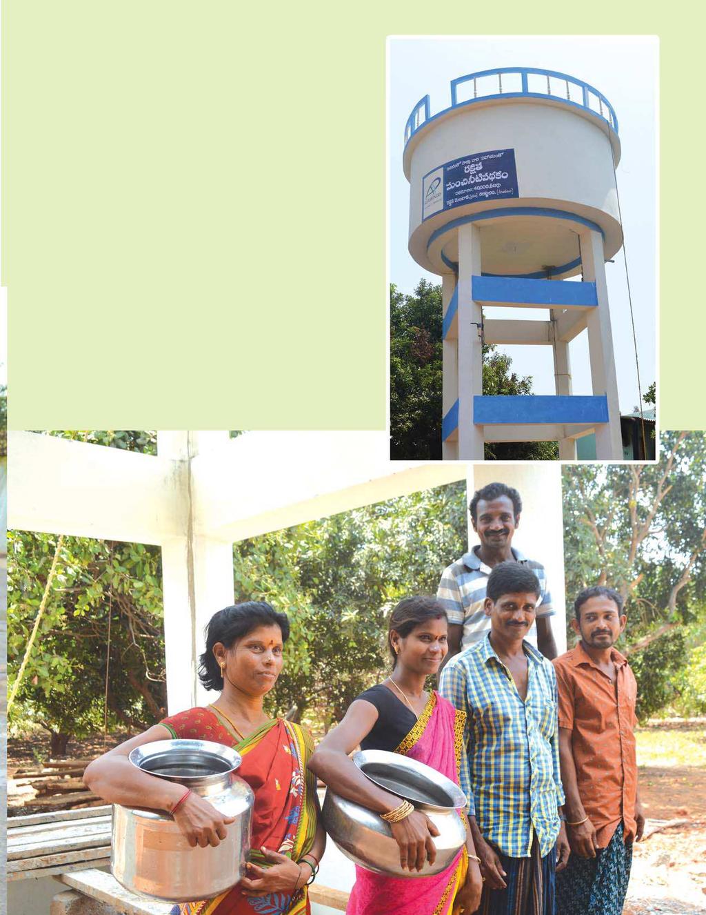 Drinking water issue resolved Sanyasamma, Durgamma, Bhaskar Reddy and Jampaiah, Mentada of Ranasthalammandal in Srikakulum district said that there are 300 households in their village.