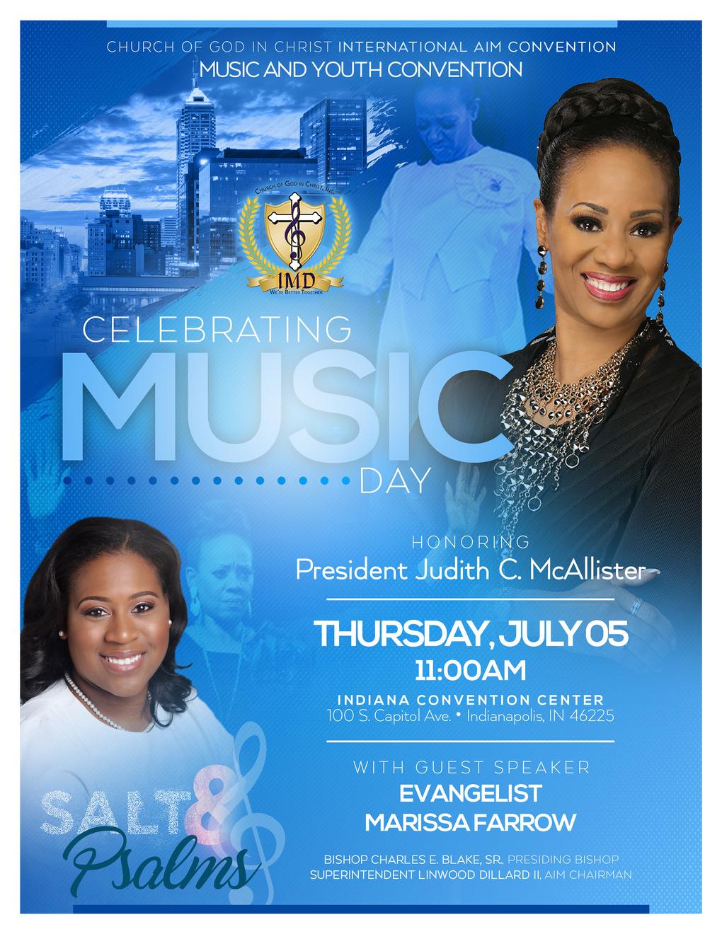 Led by world renowned recording artist and the First Lady of Praise and Worship herself, Dr.