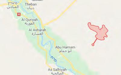 8 The area around the town of Hajin In the Hajin area the clashes between ISIS and the SDF continue.