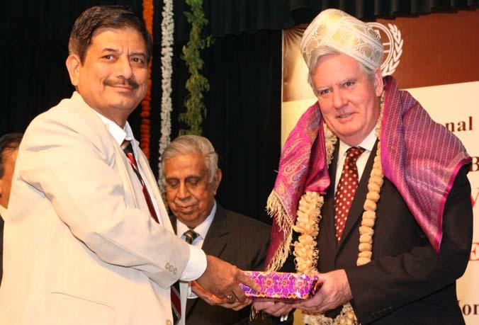 Rt. Hon. Justice Christopher Greenwood, Judge International Court of Justice honoured by Hon'ble Justice K.