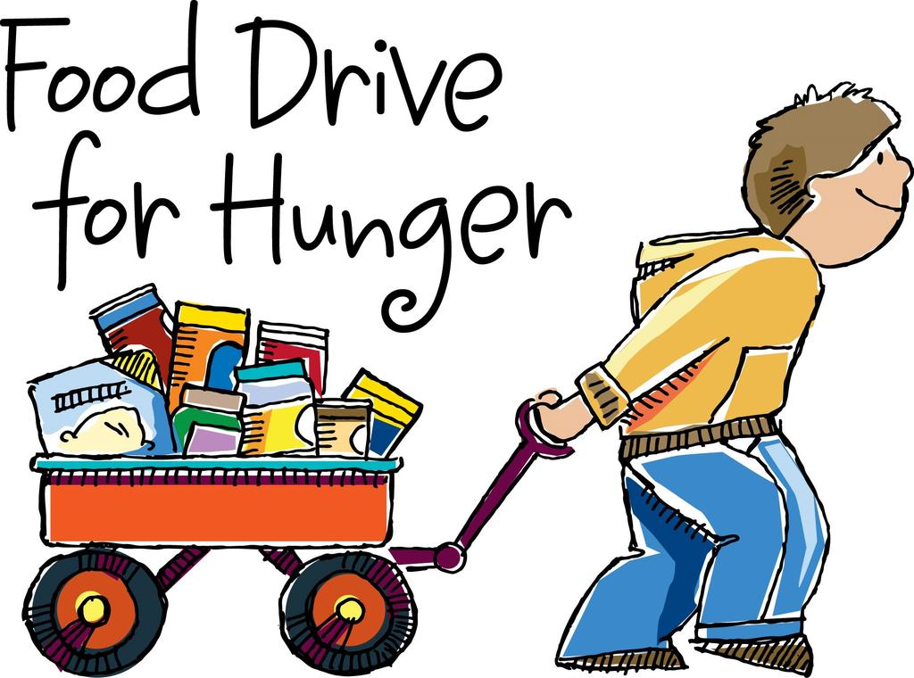 Collection of canned goods and non-perishable items for PACS, Jefferson Place and Good Samaritan Shelter Boxes are in the narthex for your donation.