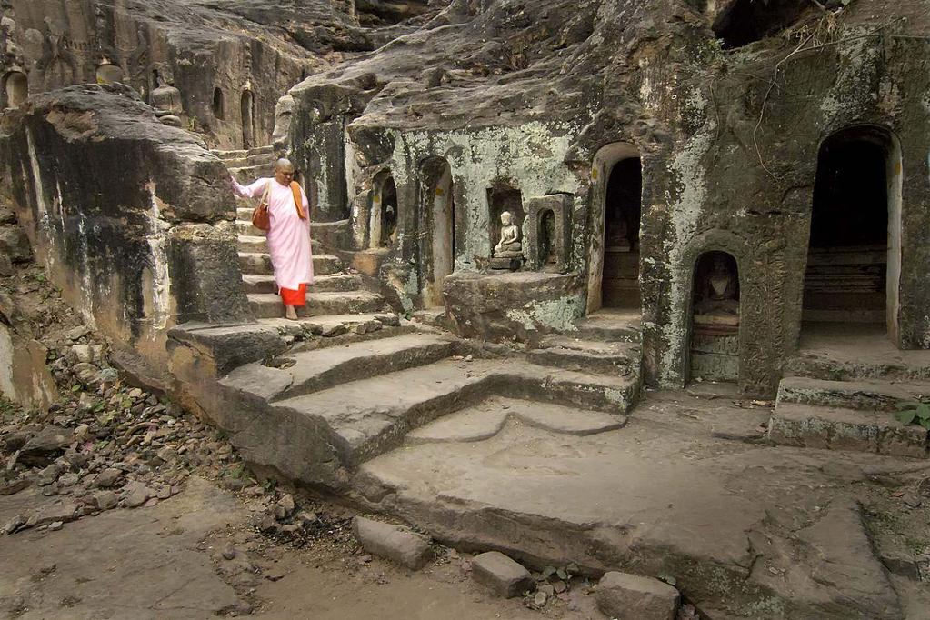 Hpo Win Daung caves near Monywa were certainly something different: numerous caves and