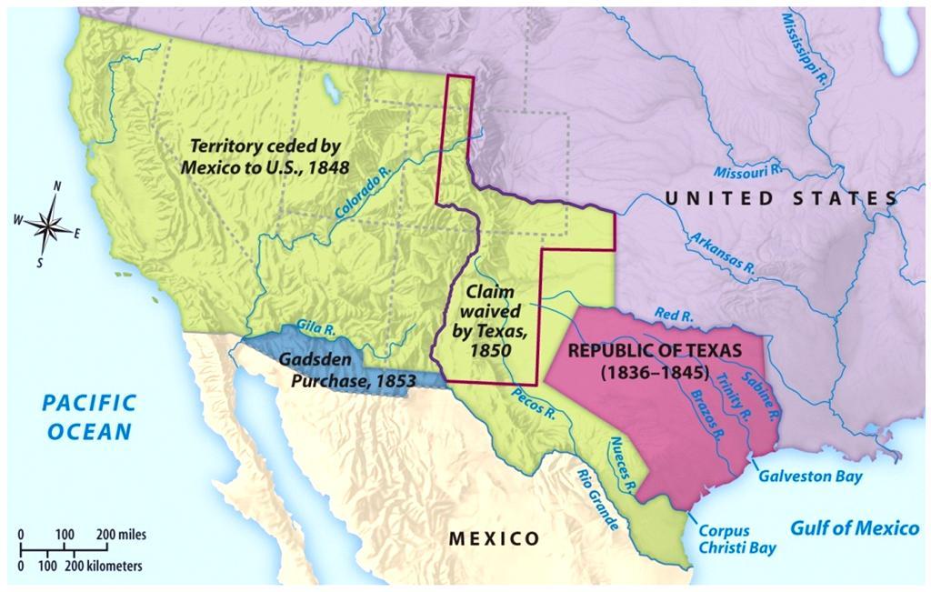 Utah, Colorado, and Wyoming -Wilmot Proviso neither slavery