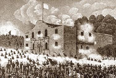 TEXAS INDPENDENCE -Battle of the Alamo, 1836