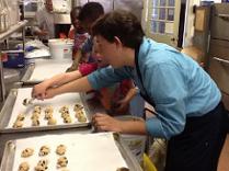 ! On May 22 our Young People helped to make over 400 cookies for the Mustard Seed and some for