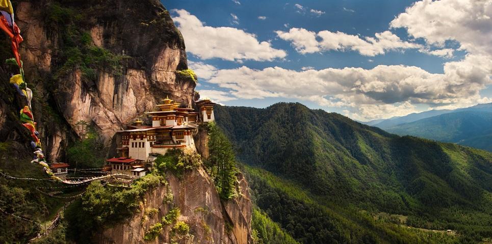 Day 12, April 03, 2015: Paro Hike to Tiger s Nest Hike to Taktshang, Tiger s Nest (3-4hrs) Bhutan s most scenic icon or the most important landmark, Taktshang the Tiger s nest clings to the side of a