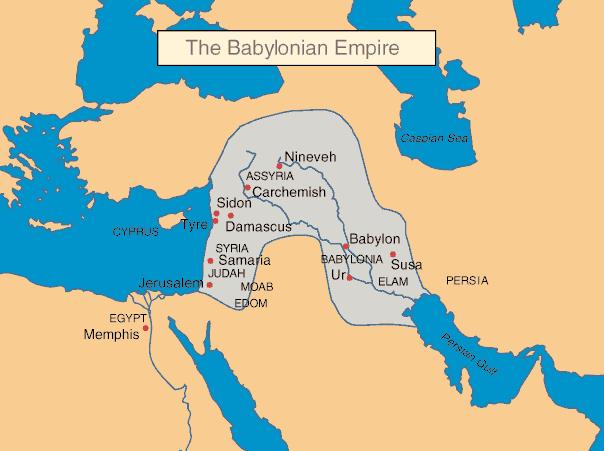King Nebuchadnezzar ruled over the large Babylonian Empire.