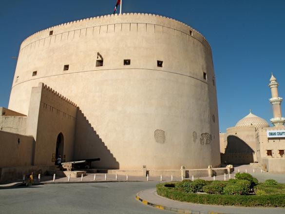 The 150 foot central tower of Nizwa Fort will blow the mind of