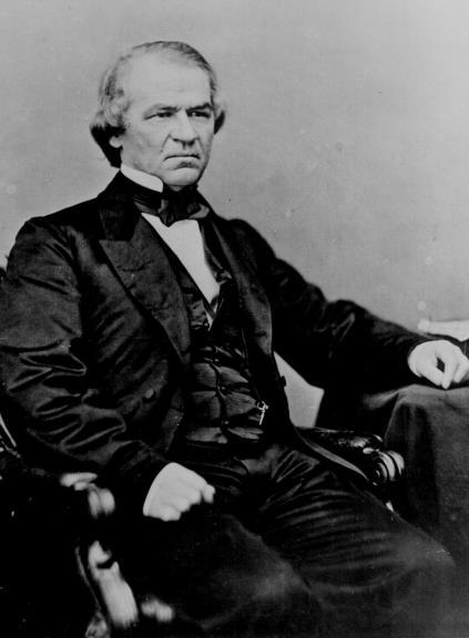 The new President, Andrew Johnson, tried to carry out Lincoln s plans, but the Republican Congress resisted his efforts.