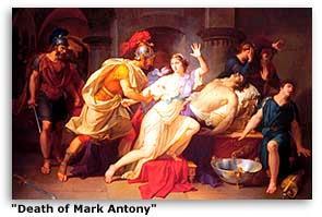 civil war f. Octavian defeats Antony & Cleopatra s forces at naval battle of Actium (31 B.