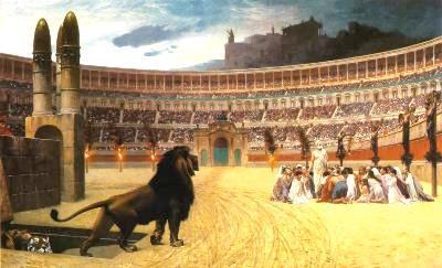 The Colosseum was used to distract the masses because much of city