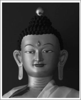 Vajrayana Art Golden skinned Buddha Tibet Nagarjuna.