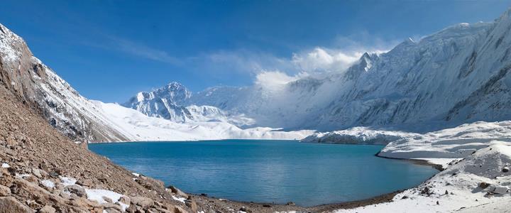 The glacier Lake