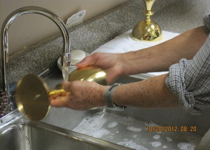 Cleaning the Vessels After Mass (continued)!