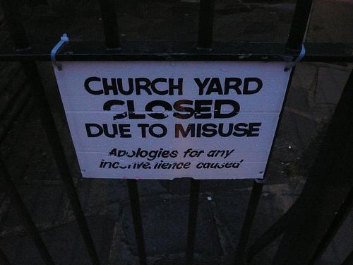 Physical Security Churchyards are notoriously difficult to protect with the usual physical security features.