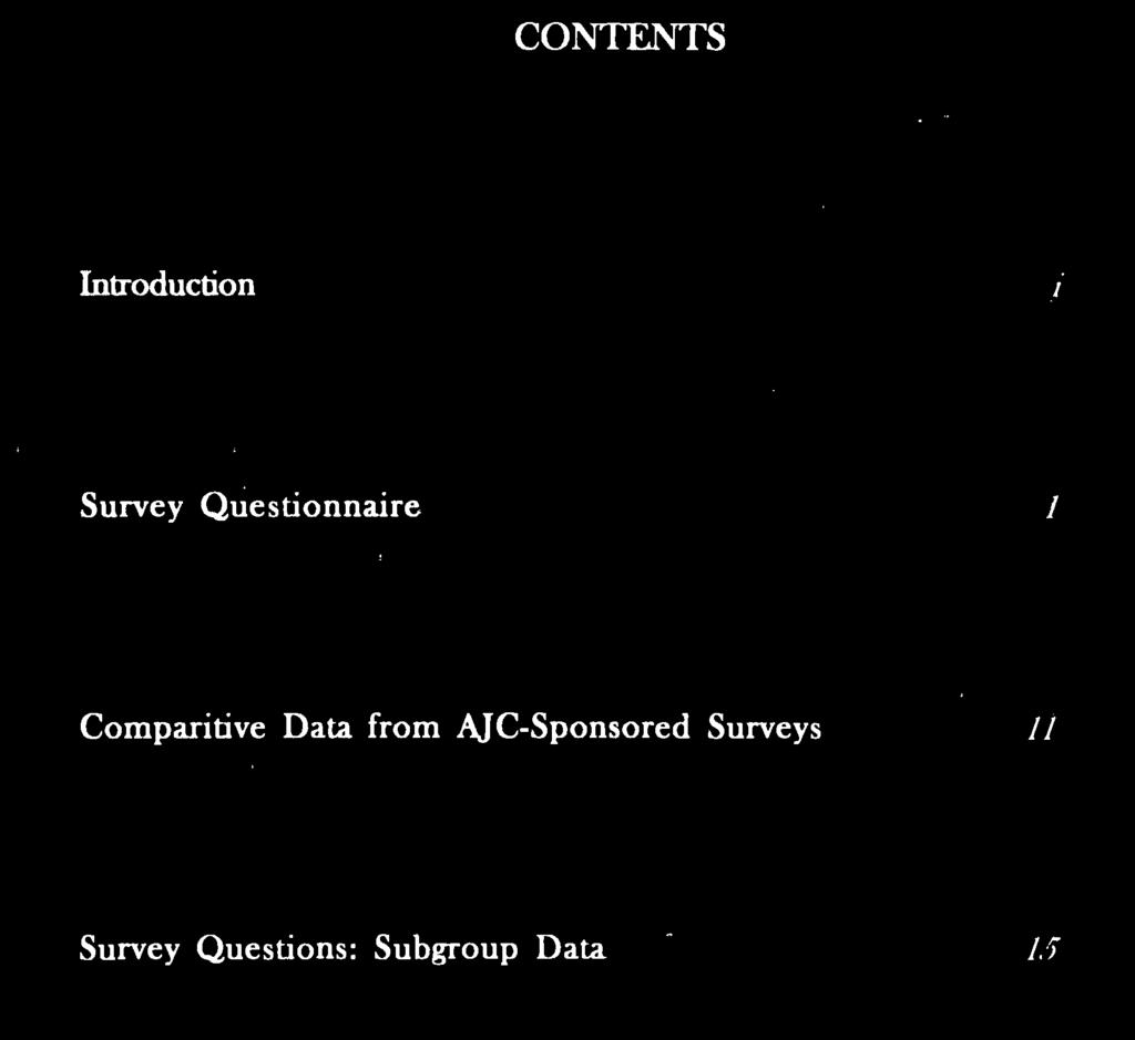 Data from AJC-Sponsored Surveys
