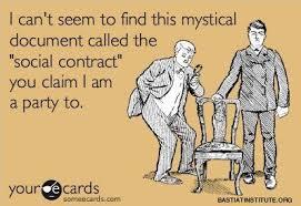 The Social Contract is an contract. A. explicit B.