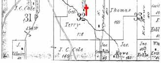 Notice the defunct town of Avoca to the west at the intersections of Papin and Hgy V.