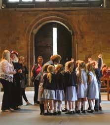 EMMA ANDERTON, CATHEDRAL EDUCATION OFFICER AT SOUTHWELL MINSTER Time-travelling Pilgrimage Southwell Minster invites primary school pupils from across Nottinghamshire to attend a time-travelling