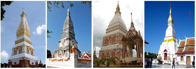 were consecrated and considered integral to local beliefs about the inner workings of the universe [3]. Thai pagodas are designed to reflect the three realms of heaven, Earth and hell.
