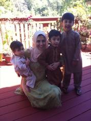 Shireen Khan Salaam! My name is Shireen. I'm a wife to my hardworking, incredibly supportive husband, Haroon, and mother to three boys, 7, 5 and 2.