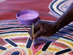 Aboriginal sand painting Do you mean that you actually have to understand the meaning behind the symbols to fully appreciate the work of the
