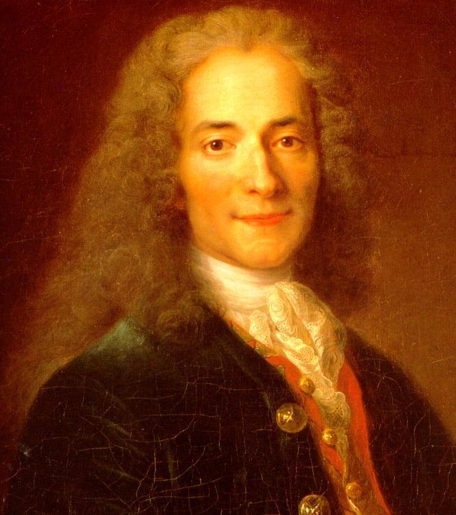 Voltaire (Francois Marie Arouet) philosopher, historian, playwright known for his wit and criticism most famous novel was Candide, in which he poked fun at old religious ideas Used satire to attack