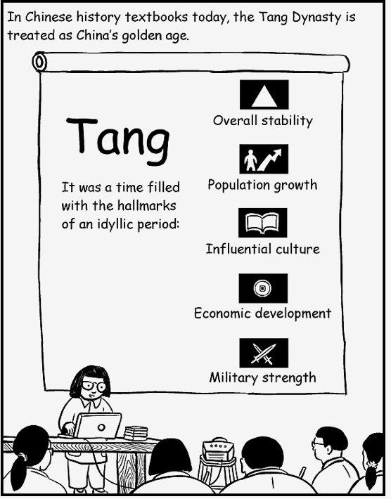 All of these. Why was the Tang Dynasty considered the "golden age"? A. It is in Chinese textbooks. B.